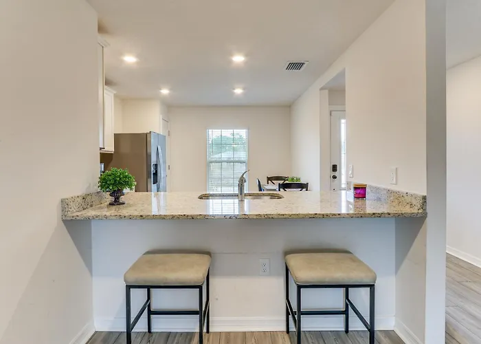 Sleek + Convenient Palm Bay Stay: Bring Your Pet!