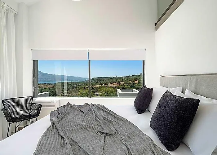 Modern Villa With Sea And Mountain Views