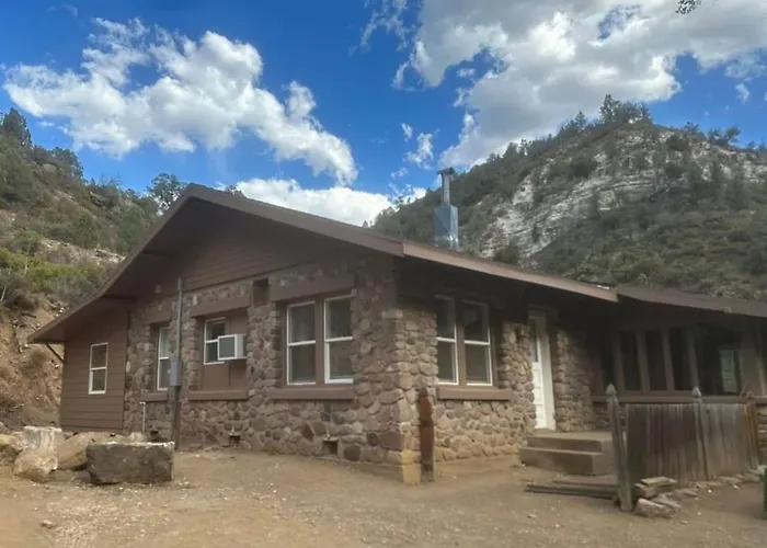 Ash Creek Canyon Mining Cabin Chrysotile Arizona