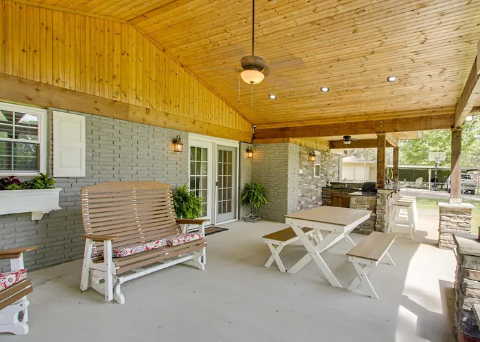 Shoals Area Oasis W/ Boat Dock & Outdoor Kitchen