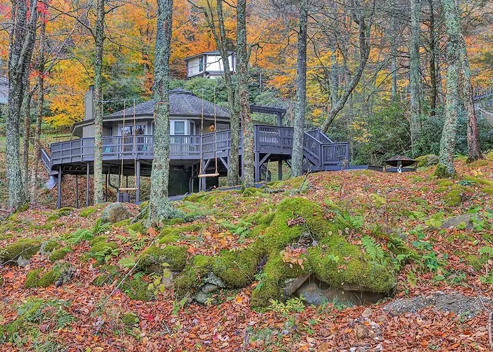 Amazing Treehouse Chalet At Sugar Mountain Resort