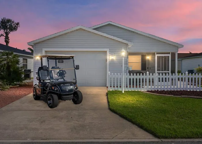 Villages Villa Between Brownwood & Lake Sumter With Golf Cart