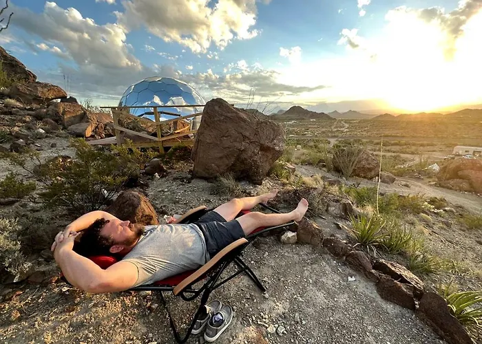 Impressive Dome With Great Panoramic Desert Views In Terlingua, Texas