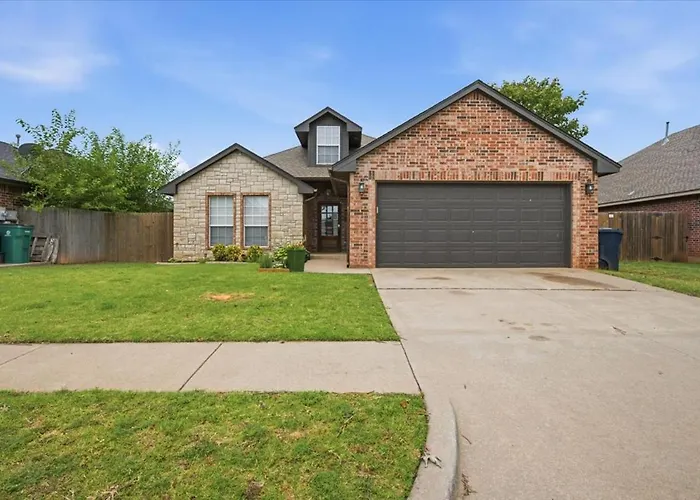 Family Friendly 3Br, Loft Office Near Okc