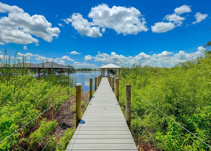 Private Dock & Patio! Lake June Waterfront Home