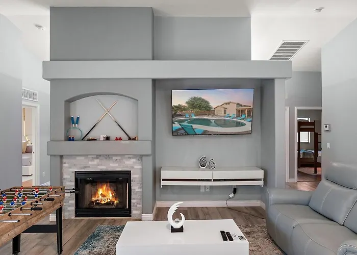 Reset & Rally! Heated Pool Spa Firepit Bbq 17 Ppl
