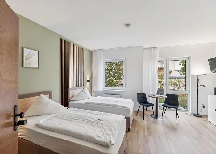 NEU Apart-Hotel Kraut 24-7 Check In Nähe Messe-Airport