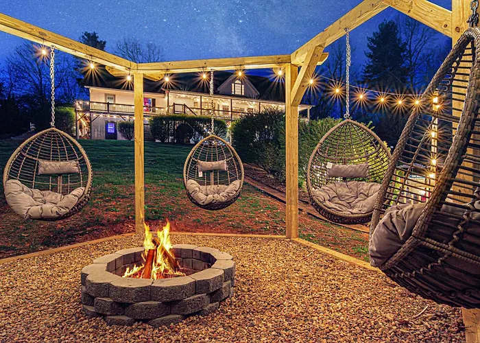 Asheville Luxury Getaway | Pool, Sauna, Hot Tub, Theater, Two Game Rooms