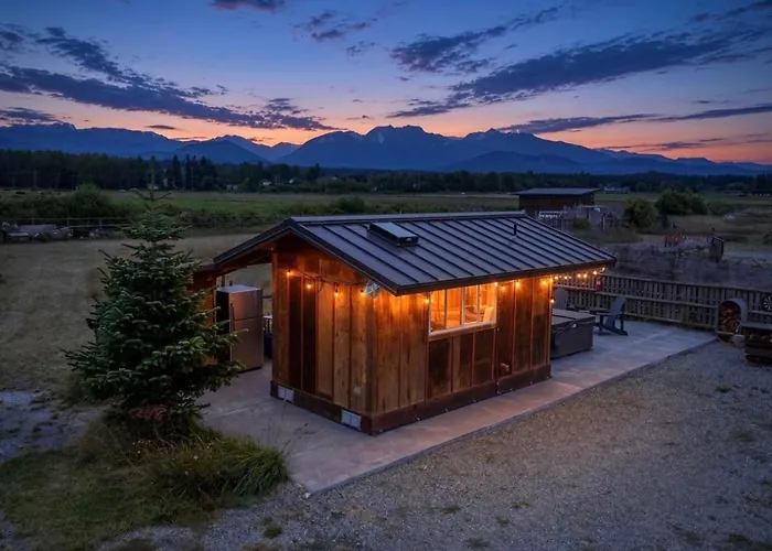 Blue Moon Tiny House Hot Tub Sauna Mtnviews