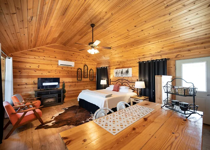 Joy | Creekside Cabin + Private Hot Tub