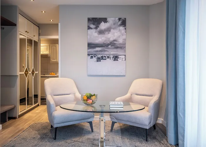 Büngers Apartment-Hotel mit Gartensauna - modern, gemütlich und strandnah